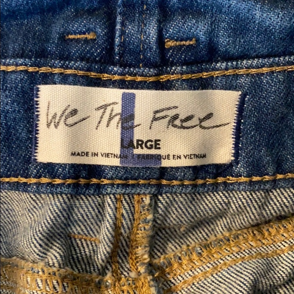 Free People Livin Blue See You Sometime Shorts - Picture 4 of 14